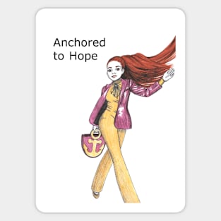 Anchored To Hope Sticker